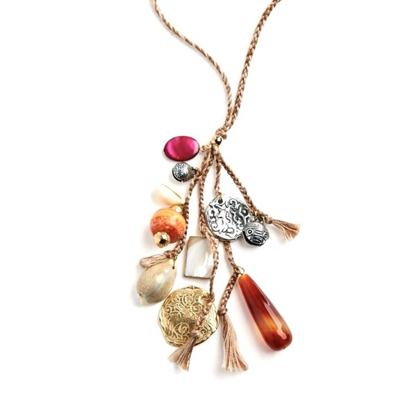 J. Jill Jewelry - J. JILL Summer Solstice Tassel Pendant Necklace NWT $50